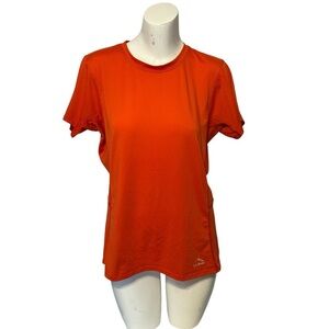 LL BEAN L WOMENS ATHLETIC T SHIRT SIZE L a13